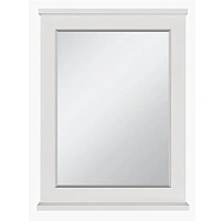 Зеркало Misty Марта 60 см белое глянцевое