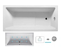 Ванна гидромассажная Riho Lusso Plus 170 x 80 см, AIR