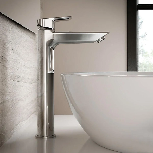 Смеситель для раковины Ideal Standard Tesi однорычажный A6575AA (детальная фотография), современные, hi-tech