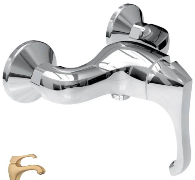 Смеситель для душа матовое золото Emmevi Ares 76002OA (детальная фотография)