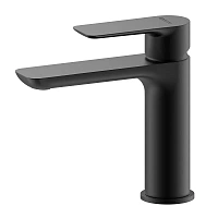 Смеситель для раковины Black&White Universe черный матовый