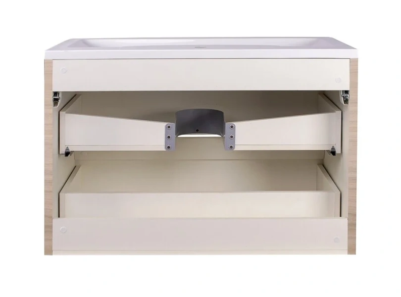 Тумба под раковину подвесная Style Line Атлантика 90 см ясень перламутр СС-00002219 (детальная фотография), подвесная, пристенная