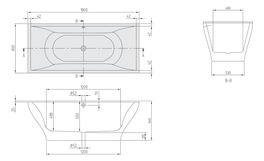 Схема (детальная фотография), без гидромассажа, большие