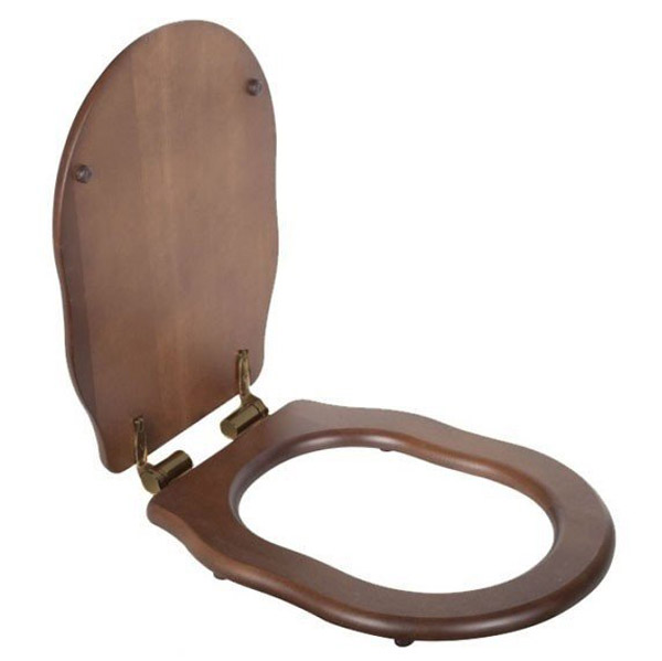 Сиденье для унитаза, цвет орех, Tiffany World Bristol TWBR08, TWBR09, TWBR10, TWBR76 (детальная фотография)