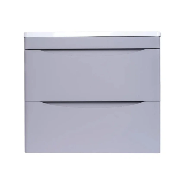 Тумба под раковину подвесная Style Line Бергамо 60 см серая СС-00002317 (детальная фотография)