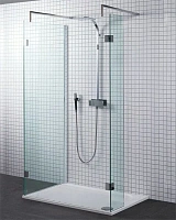 Душевой поддон из литьевого мрамора белый с сифоном Riho Kolping DB31 100x80 см