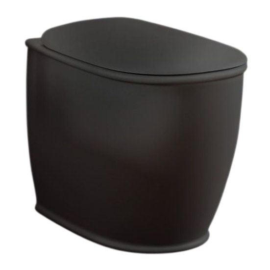 Чаша напольного унитаза Artceram Atelier ATV002 (детальная фотография), безободковые, сиденье с микролифтом 