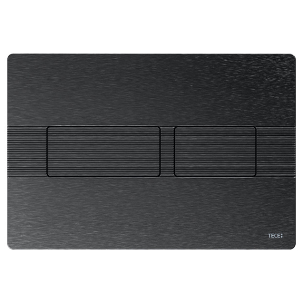 Клавиша смыва Tece TECEsolid графит с текстурой линии 9240438 (детальная фотография)