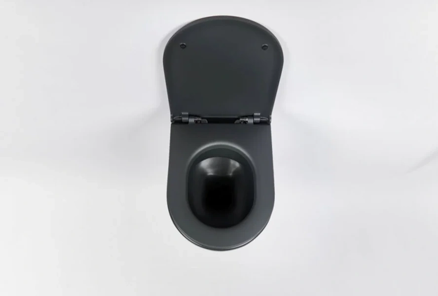 Унитаз с инсталляцией Valsir Dream с клавишей матовый хром KIT VSCrM 7334NEMT Slim P1 (детальная фотография), с инсталляцией index_1