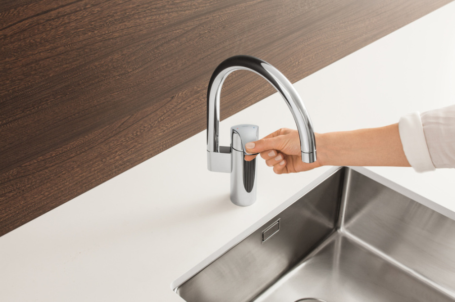 Смеситель для кухни Grohe Eurosmart New 33202 (детальная фотография), хром, другие