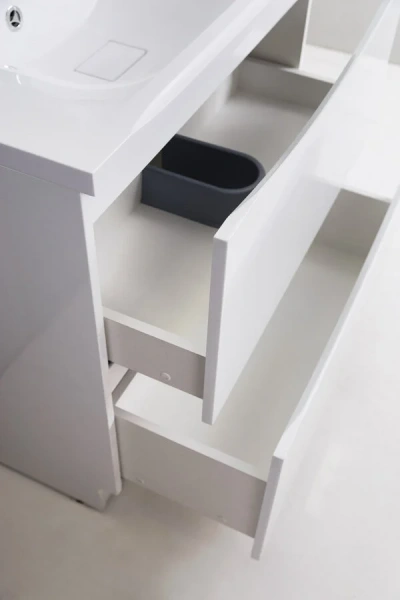 Тумба под раковину напольная BelBagno Marino 70 см bianco lucido MARINO-700-2C-PIA-BL-P (детальная фотография), в наличии