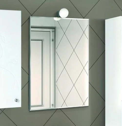 Зеркало Акватон Лиана 65 см прямоугольное 1A166102LL010 (детальная фотография)