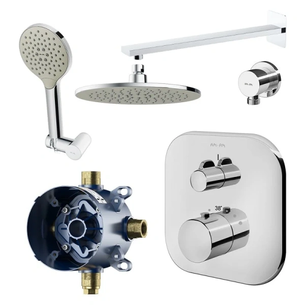 Душевой комплект Am.Pm на 2 потребителя с термостатом FM005RH00 (детальная фотография)