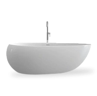 Ванна акриловая Black&White Swan 170x95 см белая