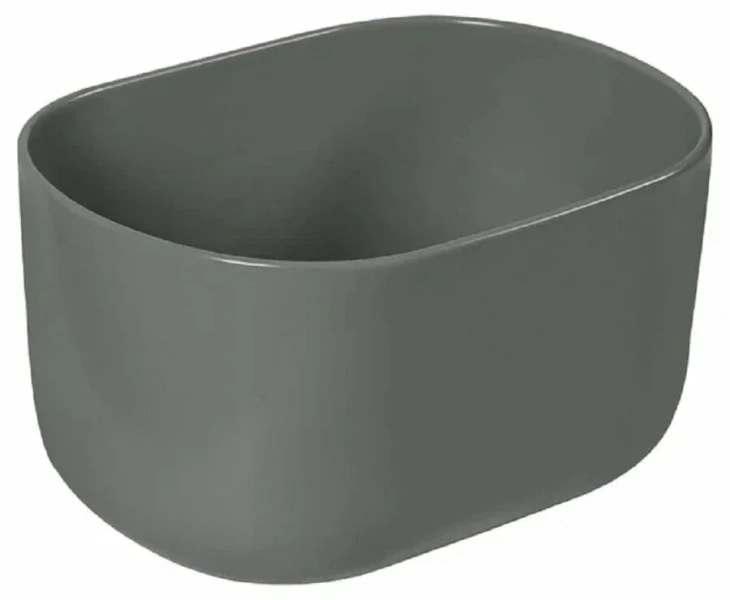 Раковина SantiLine 46 см серая матовая SL-1113MG (детальная фотография)