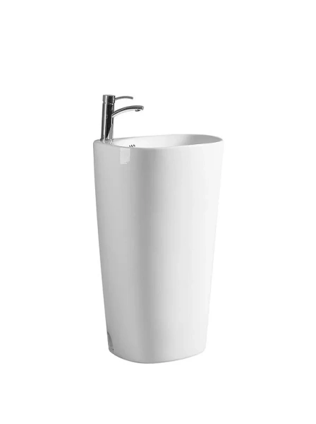 Раковина напольная SantiLine 52 см керамическая SL-4001 (детальная фотография)