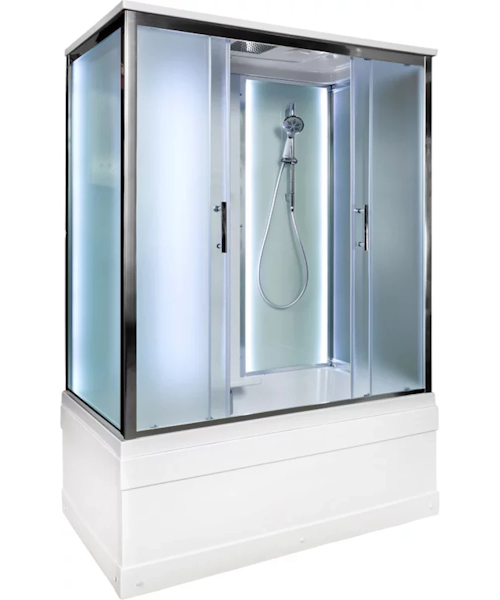 Душевая кабина Deto EM 150x85 см с высоким поддоном EM4515 (детальная фотография), прямоугольные