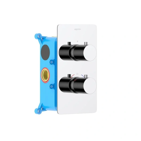 Смеситель для душа Акватек Европа хром AQ1392CR (детальная фотография)