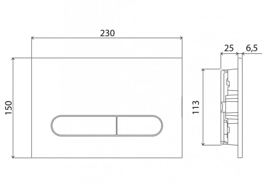 Унитаз с инсталляцией BelBagno Amanda белый BB051CHR/BB051SC/BB002-80/BB005-PR-CHROME (детальная фотография), с инсталляцией index_2