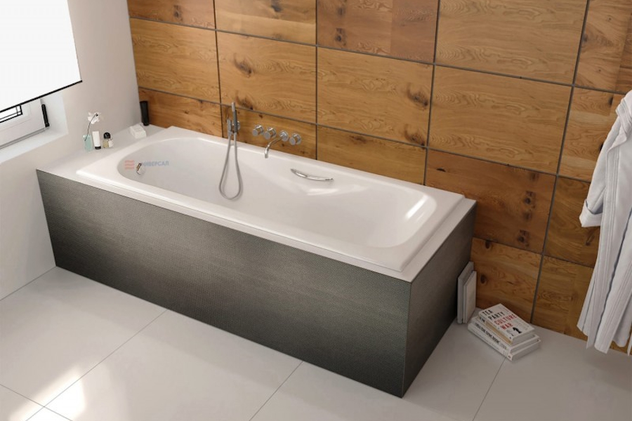 Ванна чугунная Универсал Сибирячка 150х75 см с отверстиями под ручки 150527 (детальная фотография), чугунные