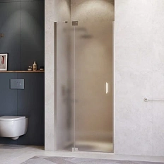 Душевая дверь в нишу RGW Hotel HO-014 90 см профиль хром, стекло матовое