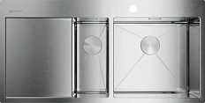 Мойка для кухни Omoikiri Akisame 100-2-IN-R 100 см нержавеющая сталь чаша справа