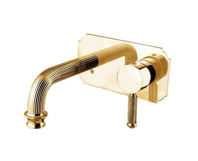 Смеситель для раковины Cezares Olimp-BLSM2 с внутренней частью (детальная фотография), хром, бронза, золото