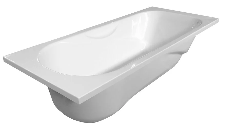 Ванна из литьевого мрамора Эстет Эллис 170x75 см белая глянцевая ФР-00008586 (детальная фотография), современныe, hi-tech