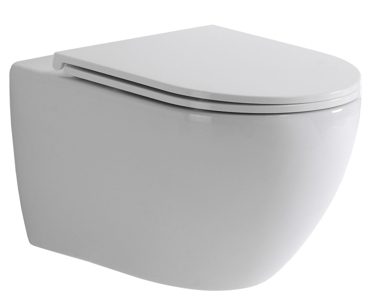 Унитаз подвесной Tece TECEspring R безободковый 9700998 (детальная фотография)