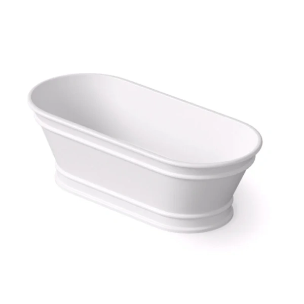 Ванна DEA Design Shadow DD8674 1750 18, 175 х 75 см, искусственный камень, цвет белый матовый (детальная фотография)