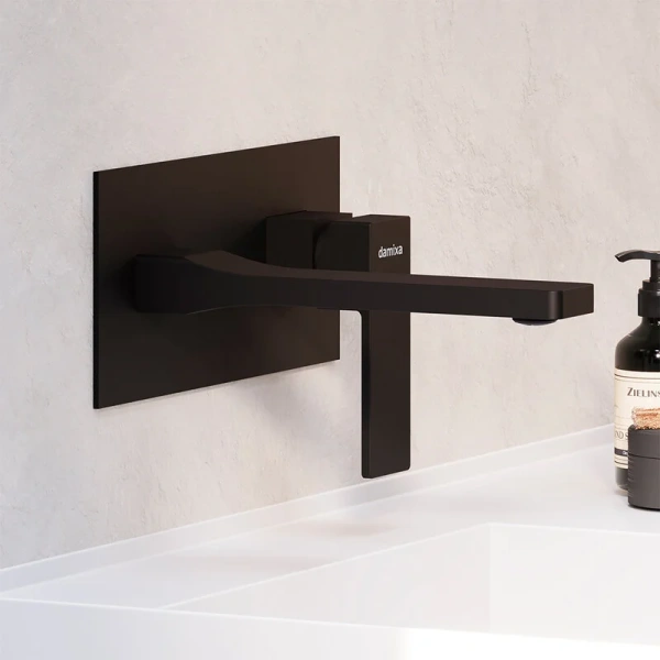 Смеситель для раковины Damixa Gala черный 530260300 (детальная фотография), черные