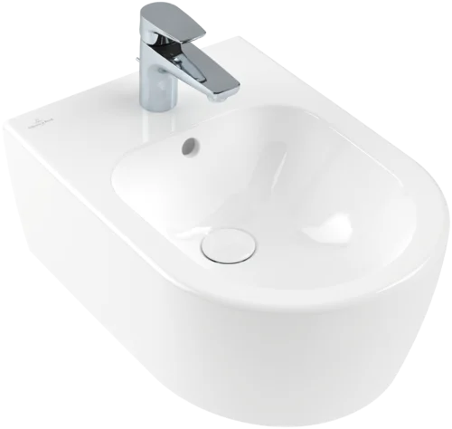 Биде подвесное Villeroy & Boch Avento белое 54050001 (детальная фотография), круглой формы index_1