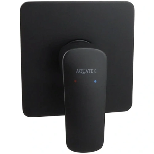 Смеситель для душа Акватек Вега черный - фото 1