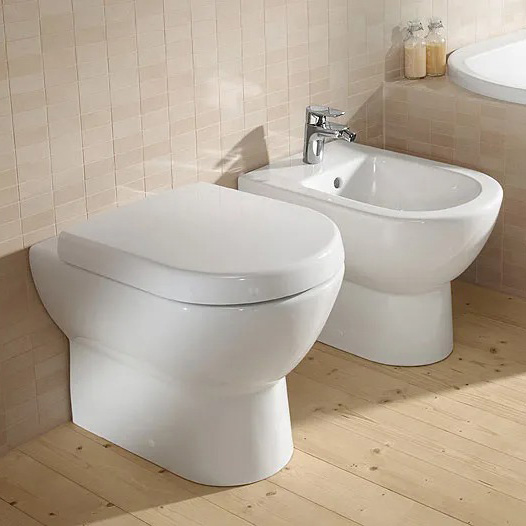 Унитаз напольный Villeroy & Boch Subway белый альпийский 66071001 (детальная фотография), приставные, встраиваемые