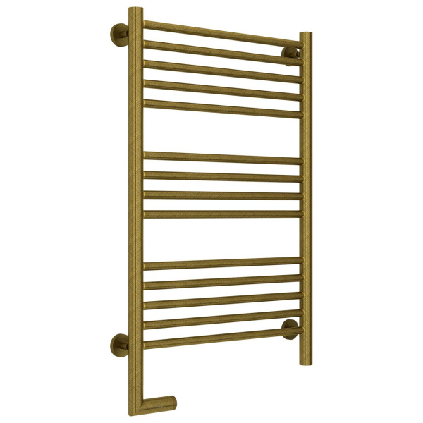 Полотенцесушитель электрический левый, цвет состаренная бронза перемычка прямая Сунержа Богема 2.0 800х500 05-5204-8050 (детальная фотография)