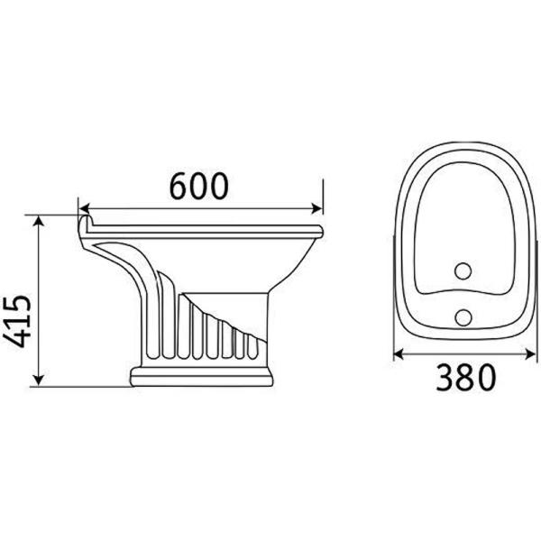 Схема (детальная фотография), напольные, приставные
