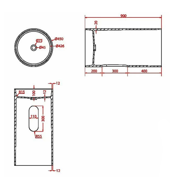 Схема (детальная фотография), из камня