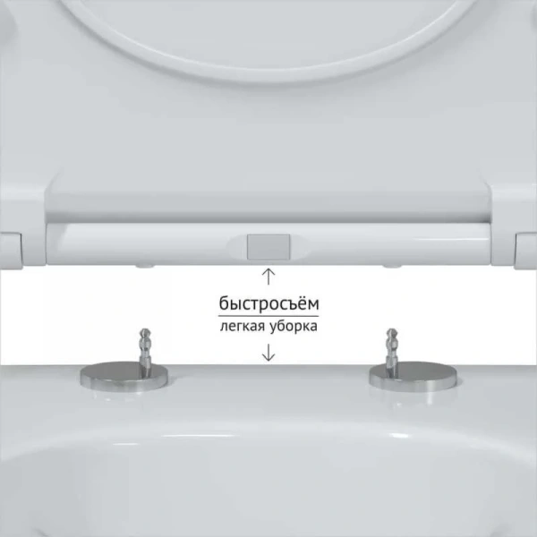 Унитаз с инсталляцией BERGES Okus кнопка белая 043263 (детальная фотография), по запросу index_2