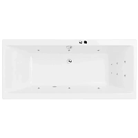 Ванна гидромассажная Excellent Pryzmat Line 160 x 75 см, белый/хром, WAEX.PRY16.LINE.CR