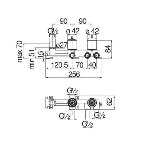 Смеситель для душа Nobili Live черный матовый WESK100/1TBM (детальная фотография), для душа