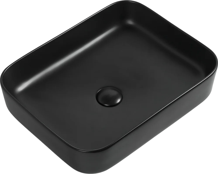 Раковина Aquanet Soul 50 см черная SOUL-1-MB (детальная фотография)