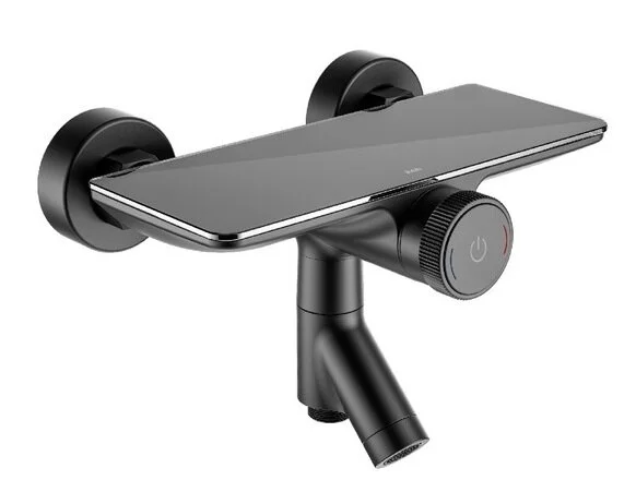 Смеситель для ванны IDDIS Shelfy черный матовый SHEBLBTi02WA (детальная фотография)