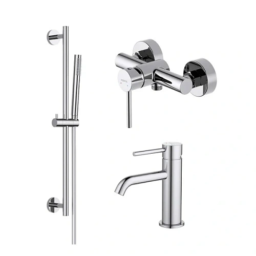 Душевой комплект Акватек Европа хром - фото 2