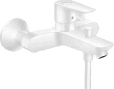 Смеситель для ванны Hansgrohe Talis E однорычажный, белый матовый