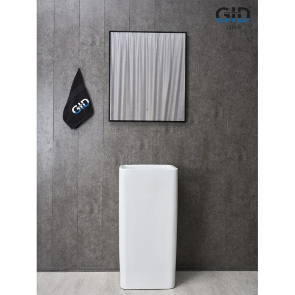 Раковина напольная GID Autonomo Nb149 41 см белая 81119 (детальная фотография), современные, hi-tech