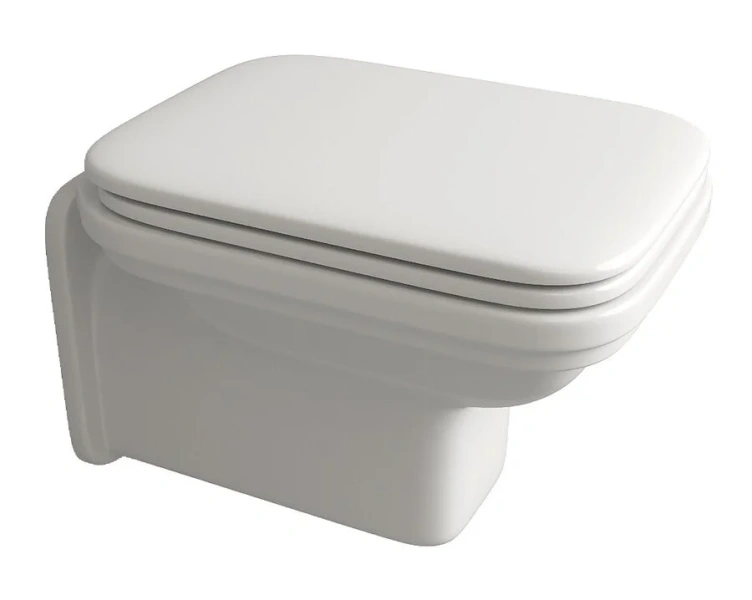 Унитаз подвесной Kerasan Waldorf белый 411501 (детальная фотография)