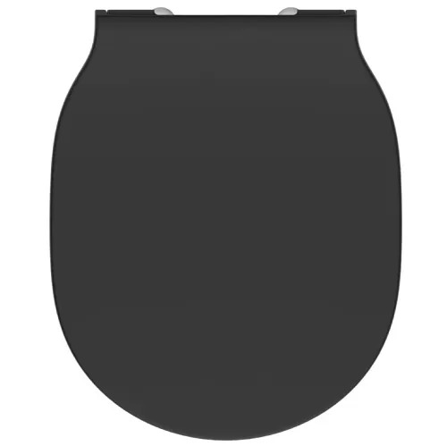 Крышка-сидение с микролифтом Ideal Standard Connect Air тонкая, черная E0368V3 (детальная фотография), с микролифтом