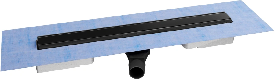 Душевой лоток BERGES B1 Keramik 70 см черный матовый 095118 (детальная фотография)