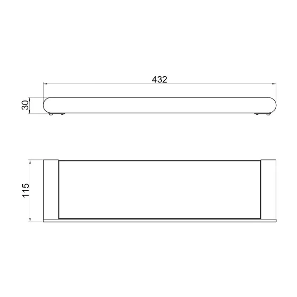 Полочка для ванной Timo Saona розовое золото 13072/19 (детальная фотография), современные, hi-tech
