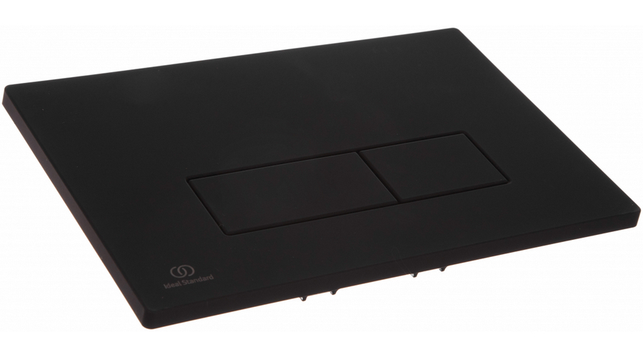 Клавиша смыва Ideal Standard ProSys Oleas черная R0121A6 (детальная фотография), слив эконом-стандарт с двумя клавишами
